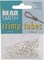 The Beadsmith Tube Crimp Beads, 2 x 2mm, 400 Pieces, Silver Color, Uniform Cylindrical Shape, No Sharp Edges, Designed to Secure The Ends of Jewelry Stringing Wires and Cables